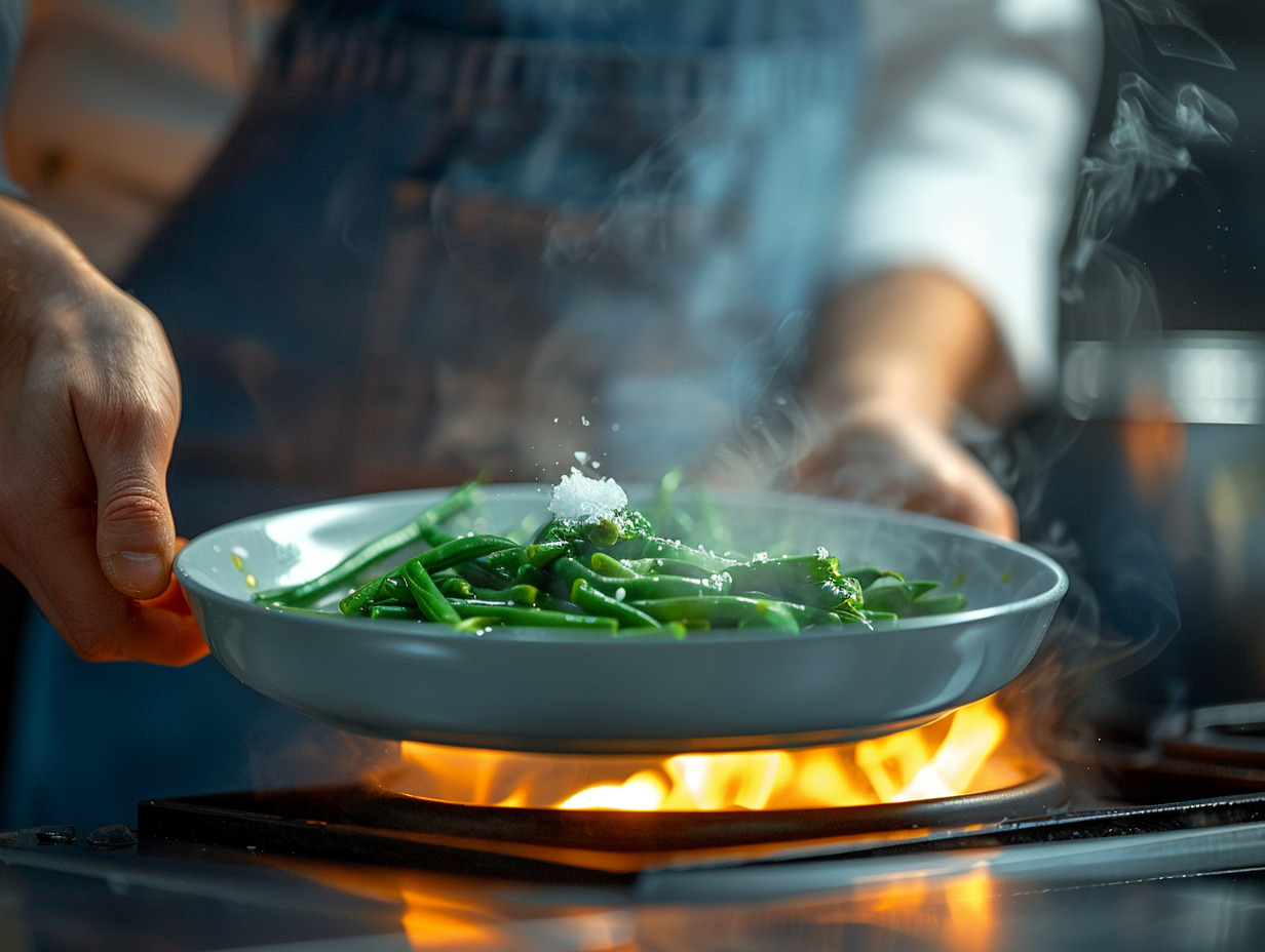 haricots verts  cuisson