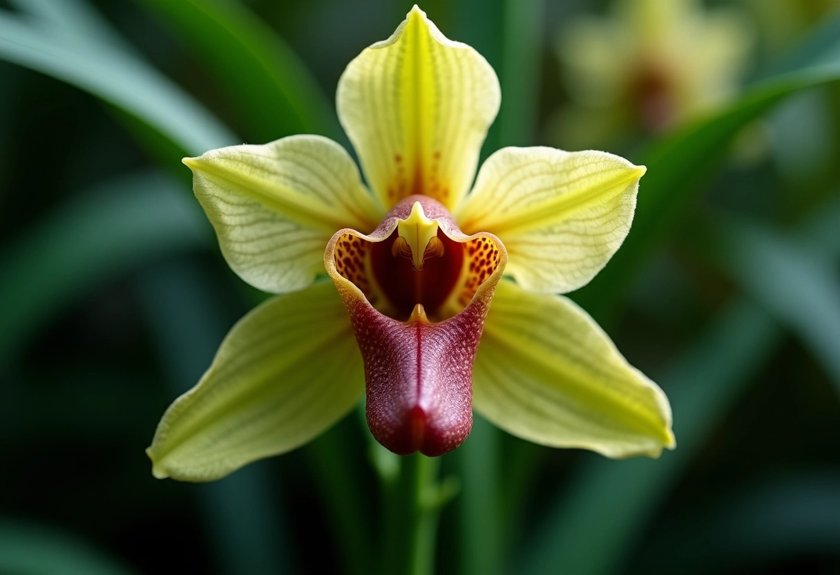 orchidée singe